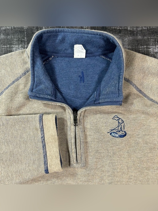 johnnie-O Other - Johnnie-O Sweater Mens 2XL Brown Teak 1/4 Zip"HHC Golfer" Heavyweight Pullover